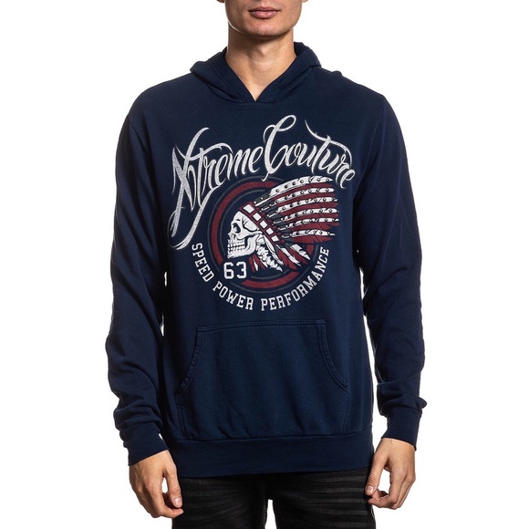 Xtreme Couture By AFFLICTION Men's Hoodie TOMAHAWK - Picture 2 of 8